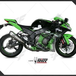 ท่อมอเตอร์ไซค์ MIVV FOR ZX10 DELTA RACE ST STEEL CARBON CAP POWER STEEL 2016-2018 ท่อแต่ง ท่อสูตร ท่อบิ๊กไบค์ ท่อBigbike ท่อไอเสีย