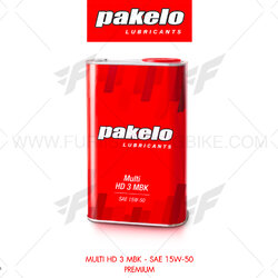 น้ำมันเครื่องมอเตอร์ไซค์ pakelo MULTI HD 3 MBK SAE 15W-50