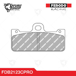 ผ้าเบรกหน้า-หลัง FERODO RACING : For BREMBO : GP4 RR 108 mm. (FDB2123CPRO)