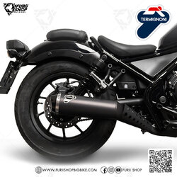 ท่อมอเตอร์ไซค์ Termignoni Slip on Black : for Honda Rebel 2017
