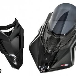 ชิวหน้า MOTOZAAA V.2 สีดำ FOR KAWASAKI Z1000