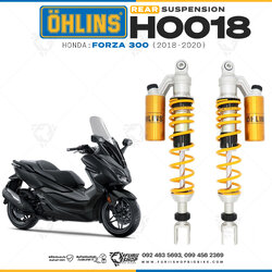โช๊คหลังแต่ง Ohlins HO018 For Honda Forza 300 ปี 2018-2020