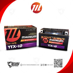 แบตเตอรี่ มอเตอร์ไซค์ MAGNUM YTX-10 (12V 10Ah)