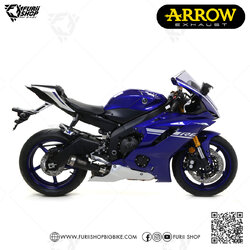 ท่อมอเตอร์ไซค์ Arrow Slip on Moto GP Black : for Yamaha R6 2017-2020 All new!!