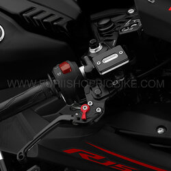 ฝาปิดกระปุกน้ำมันเบรกหน้า BIKER สีดำ FOR YAMAHA R15 2017