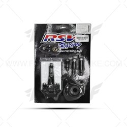 ขาจับกันสะบัด RSV สีดำ FOR KAWASAKI NINJA400