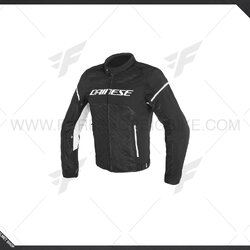 เสื้อแจ็คเก็ต DAINESE Air frame D1 Tex Jacket-blk/blk/white