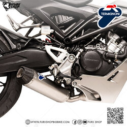 ท่อมอเตอร์ไซค์ Termignoni Titanium-Carbon : for Honda CB150R 2018-2019