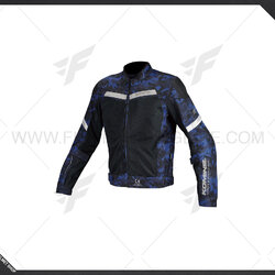 เสื้อแจ็คเก็ต KOMINE Jk-127 ProTect Half Blue/Camo/black