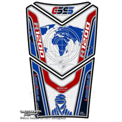 กันรอยกลางถังน้ำมัน BMW R1200 GS ADV LC White / Red / Blue Dakar