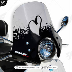ชิลด์หน้า Ermax windshield (Love) for Vespa GTS300