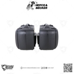 กล่องข้าง HEPCO & BECKER : JUNIOR ENDURO SIDE CASE SET 30 RIGHT / 40 LEFT Black