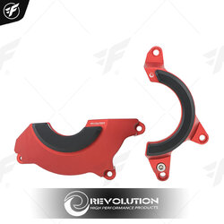 กันล้มแคร้ง (L+R) REVOLUTION CB/CBR-650 F/R NEW 2021 (น็อตสแตนเลส) (BB) แดง