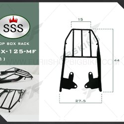 ตะแกรง SSS TOP BOX RACK สำหรับ MSX 125 MF