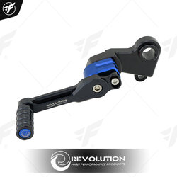 คันเกียร์เดี่ยวปรับระดับ CNC REVOLUTION MONKEY-125 น้ำเงิน