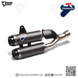 ท่อมอเตอร์ไซค์ Termignoni Slip on Twin : for Ducati Monster 1200 14-16/17-19/R Monster821 14-17 / 18-19