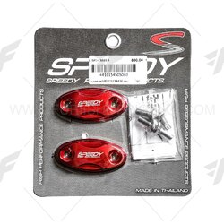 อุดกระจก SPEEDY สีแดง FOR HONDA CBR650F