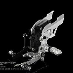 ชุดเกียร์โยง Bikers สีเงิน for Kawasaki Ninja300 Z300 คาวาซากิ นินจา