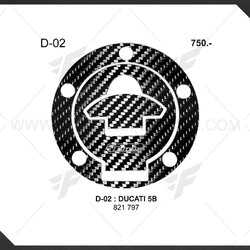 กันรอยฝาถังน้ำมัน Woods Ducati 821, 797