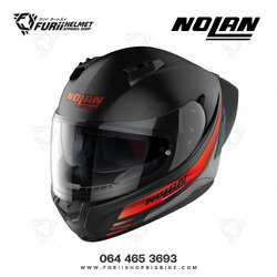 หมวกกันน็อคเต็มใบ NOLAN Outset Flat Black Red (21)