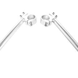 แฮนด์จับโช๊ค Racing Boy 41mm. สีเงิน FOR HONDA CBR650F