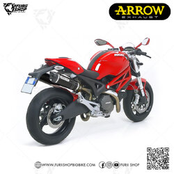 ท่อมอเตอร์ไซค์ Arrow Slip on Dark-Carbon : for Ducati Monster 795/696/796/1100