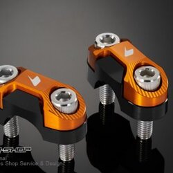 ตุ๊กตาแฮนด์ BIKERS FOR ฮอนด้า HONDA MSX BAR CLAMP SET ส้ม