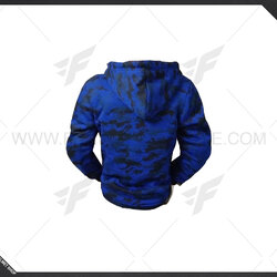 เสื้อแจ็คเก็ต KINGPANTHER HOOD พรางน้ำเงิน