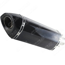 ท่อไอเสีย ท่อมอเตอร์ไซค์ ทอแต่ง PR2 AK KEVLAR ปากเฉียง เกรด B