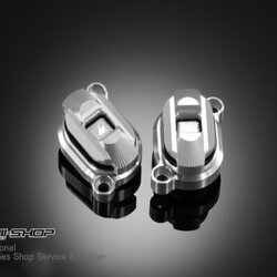 ฝาครอบวาล์วเล็ก TAPPET COVERS BIKERS FOR HODA MSX เงิน