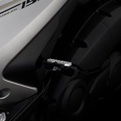 พักเท้าหลัง BIKERS สีดำ FOR YAMAHA AEROX155