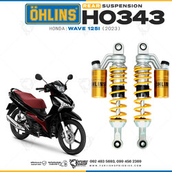 โช๊คหลังแต่ง Ohlins HO343 For Honda Wave 125i ปี 2023