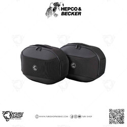 กระเป๋า HEPCO & BECKER : Street C-Bow Side Bag 22 Liters/Pair Softbags Black