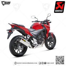 ท่อแต่ง Akrapovic Slip on Titanium : for Honda CBR 500 X,F,R 2019-2021 All New !!