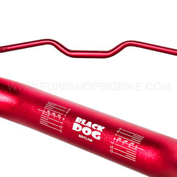 แฮนด์อ้วน BLACKDOG ทรงSTREET สีแดง