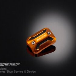 ฝาปิดกระปุกดิสก์หน้า FOR HONDA MSX BRAKE FLUID TNK CAP ส้ม