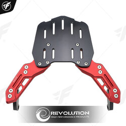 แผ่นรองกล่องท้ายเบาะ (CNC) REVOLUTION V2 FORZA-300 ปี2018 แดง