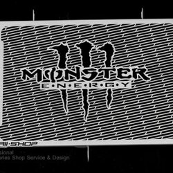 การ์ดหม้อน้ำลาย Monster มอเเตอร์ไซค์ บิ๊กไบค์