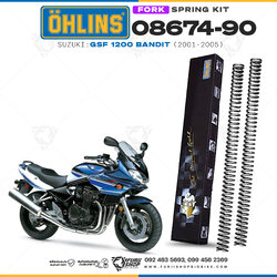 สปริงโช้คหน้า Ohlins 08674-90 For Suzuki GSF 1200 Bandit 2001-2005