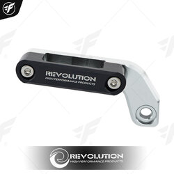 ตัวรัดสายดิสเบรคหน้า2สาย REVOLUTION FORZA-350/ADV-150/CB-150R/MSX/PCX เงิน