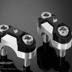 ตุ๊กตาแฮนด์ BIKERS FOR ฮอนด้า HONDA MSX BAR CLAMP SET ดำ