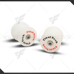 สปูน FINAL TECH สีขาว M8 สปูนยกมอเตอร์ไซค์ บิ๊กไบค์