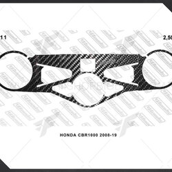 กันรอยการ์ดแผงคอ Woods Honda CBR1000 2008-2019