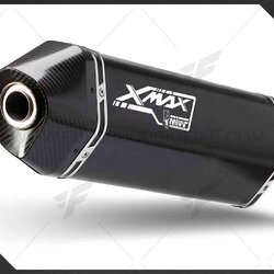 ท่อมอเตอร์ไซค์ MIVV FOR YAMAHA X-MAX 300 SPEED EDGE BLACK BLACK STAINLESS STEEL ท่อแต่ง ท่อสูตร ท่อบิ๊กไบค์ ท่อBigbike ท่อไอเสีย