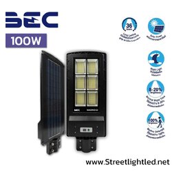 โคมไฟถนนโซล่าร์เซลล์ LED BEC MADRID (มาดริด) 200W