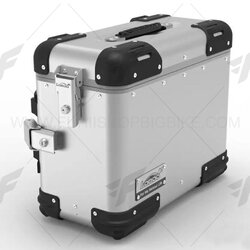 กล่องข้าง LOBOO TIBET 34L สีเงิน 2ใบ พร้อมชุดยึดข้าง FOR BENELLI TRK502