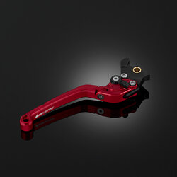 มือเบรกหน้าปรับระดับพับได้ BIKERS สีแดง FOR YAMAHA R15 2017