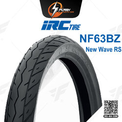 ยางขอบ17 ยางมอเตอร์ไซต์ IRC(ไออาร์ซี) NF63 B/Z W/T (New Wave RS) ยางหน้า 70/90-17 M/C ยางบิ๊กไบท์ ยางBigbike Mototire