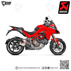 ท่อแต่ง Akrapovic Slip on : for Ducati Multistrada1200 2015-2017 / Multistrada 1260 2018-2021