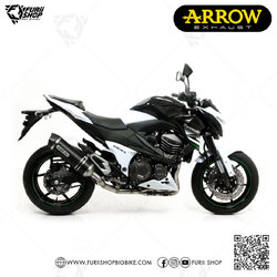 ท่อมอเตอร์ไซค์ Arrow Slip on Dark-Carbon : for Kawasaki Z800